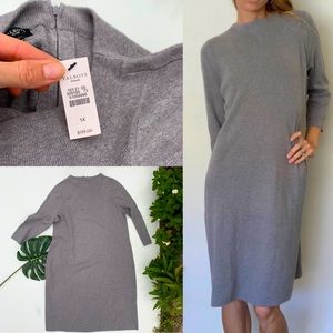 Talbots 1X Grey NWT dress